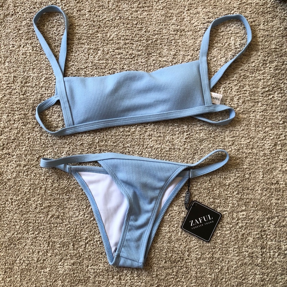 NWT blue bikini
